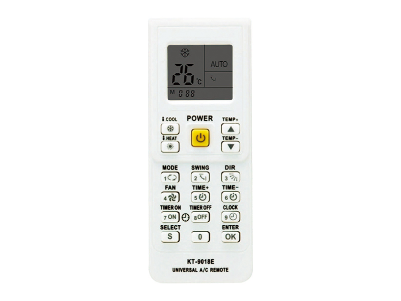KT-9018E Universal air conditioning remote control