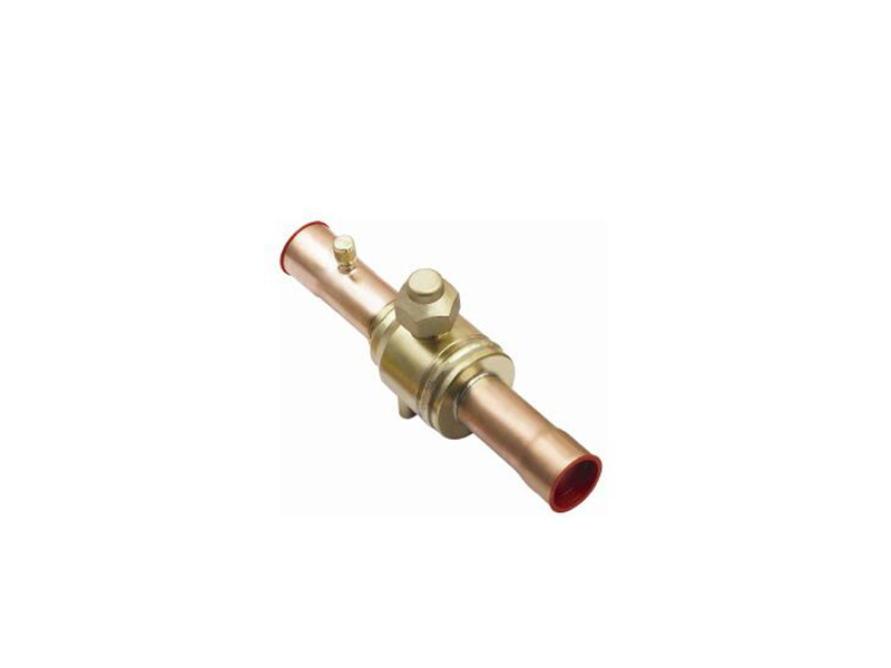 SCV-11-4S Refrigeration service brass ball valve for Hvac