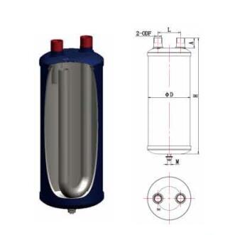 LT-62013GLS Suction Accumulator 1 5/8