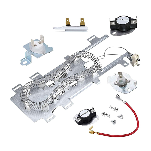 AL4771 Dryer Heating Element Assembly with AL9973 ALT401(2pcs) Thermal Fuse with ALT194 Thermostat K