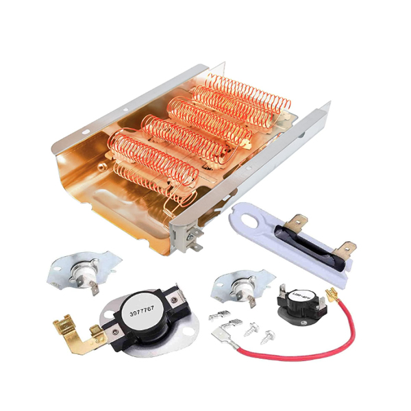 AL838 Dryer Heating Element, ALT401 Thermal Fuse, ALT194  Dryer Thermostat, ALT197 Thermostat Kit